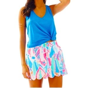 NWT LILLY PULITZER COLETTE SKORT MULTI OUT TO SEA